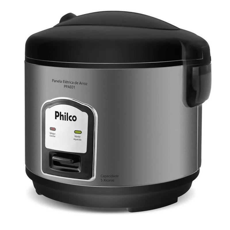 Panela de Arroz Elétrica Philco 5 Xícaras 1,6L